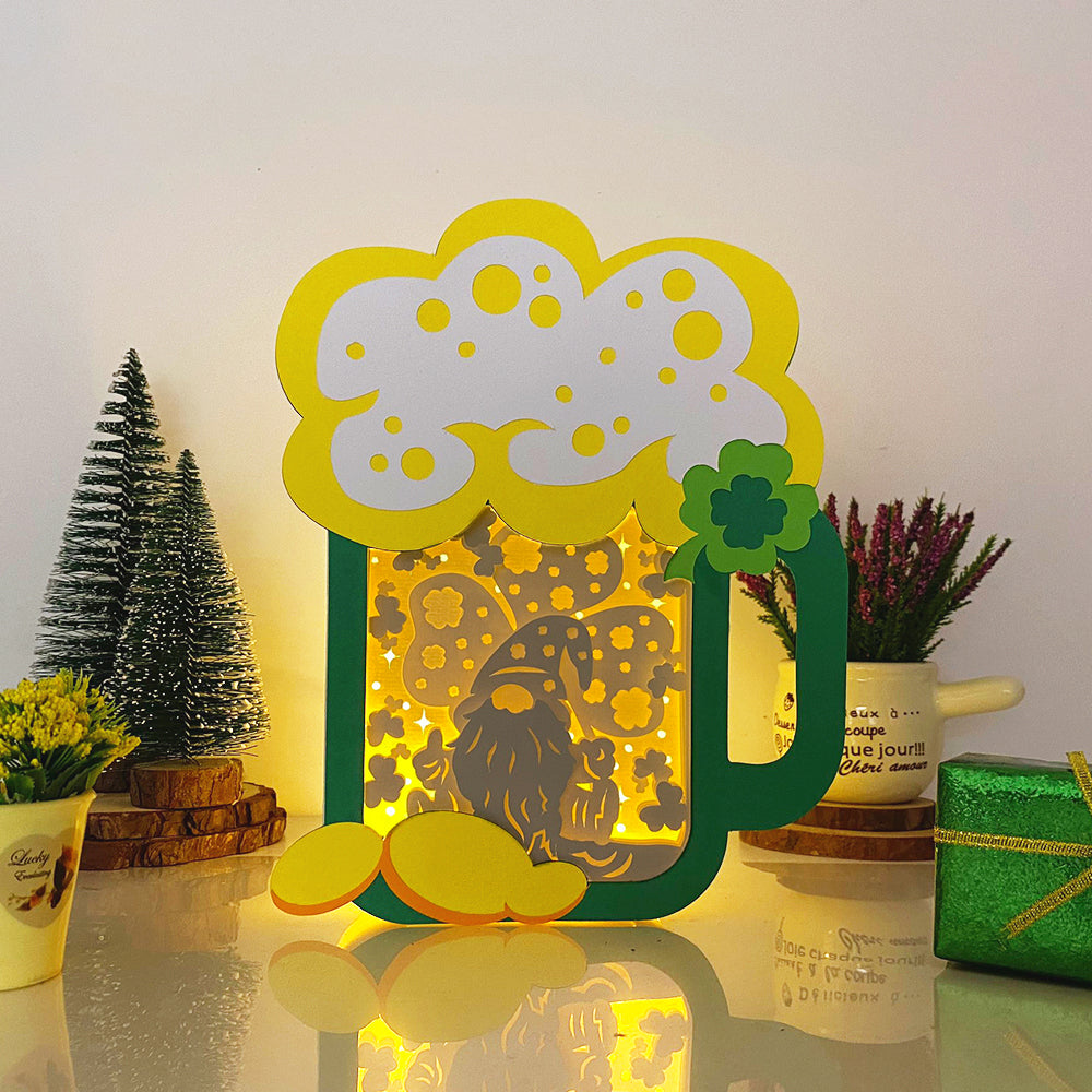 Gnome – 3D Box SVG File for Cricut & Silhouette