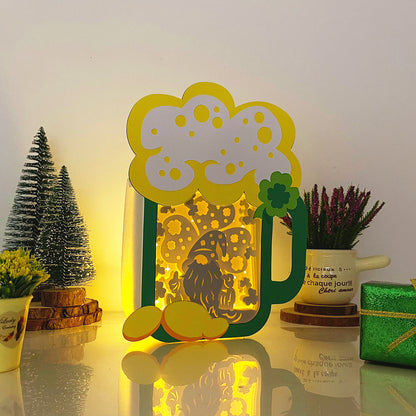 Gnome – 3D Box SVG File for Cricut & Silhouette