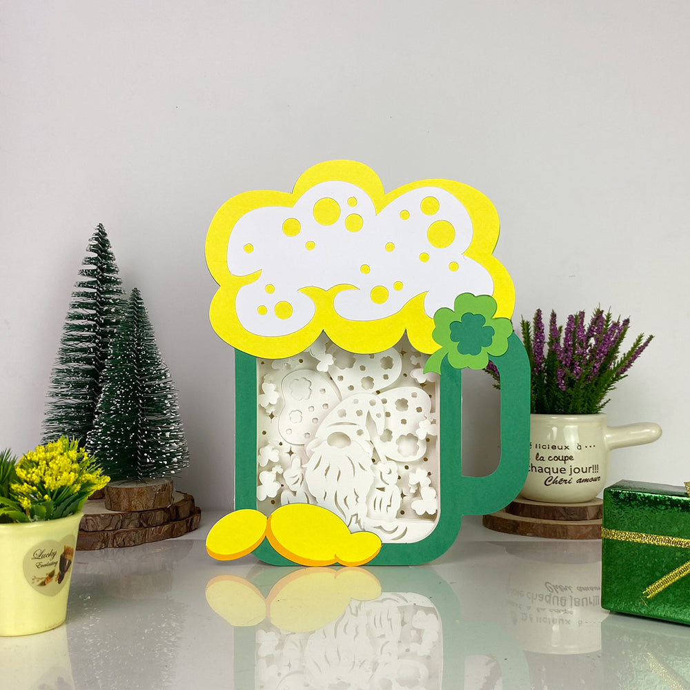 Gnome – 3D Box SVG File for Cricut & Silhouette