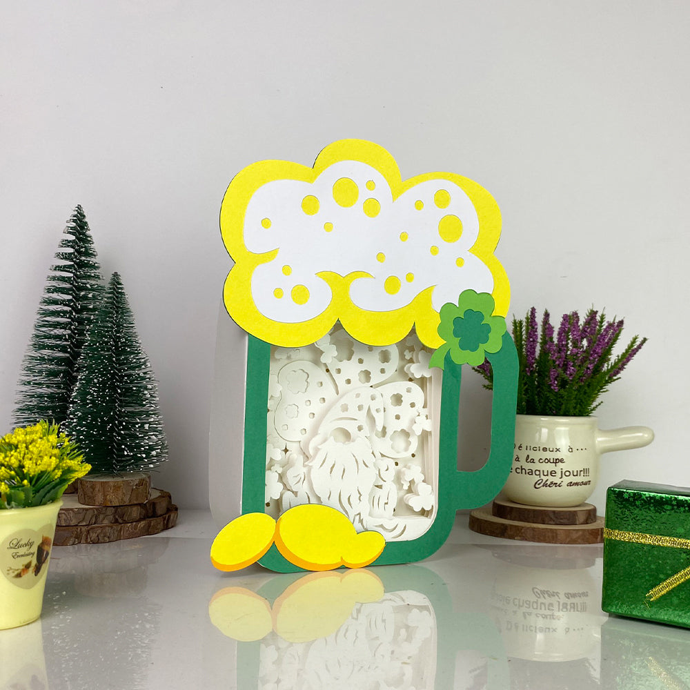 Gnome – 3D Box SVG File for Cricut & Silhouette