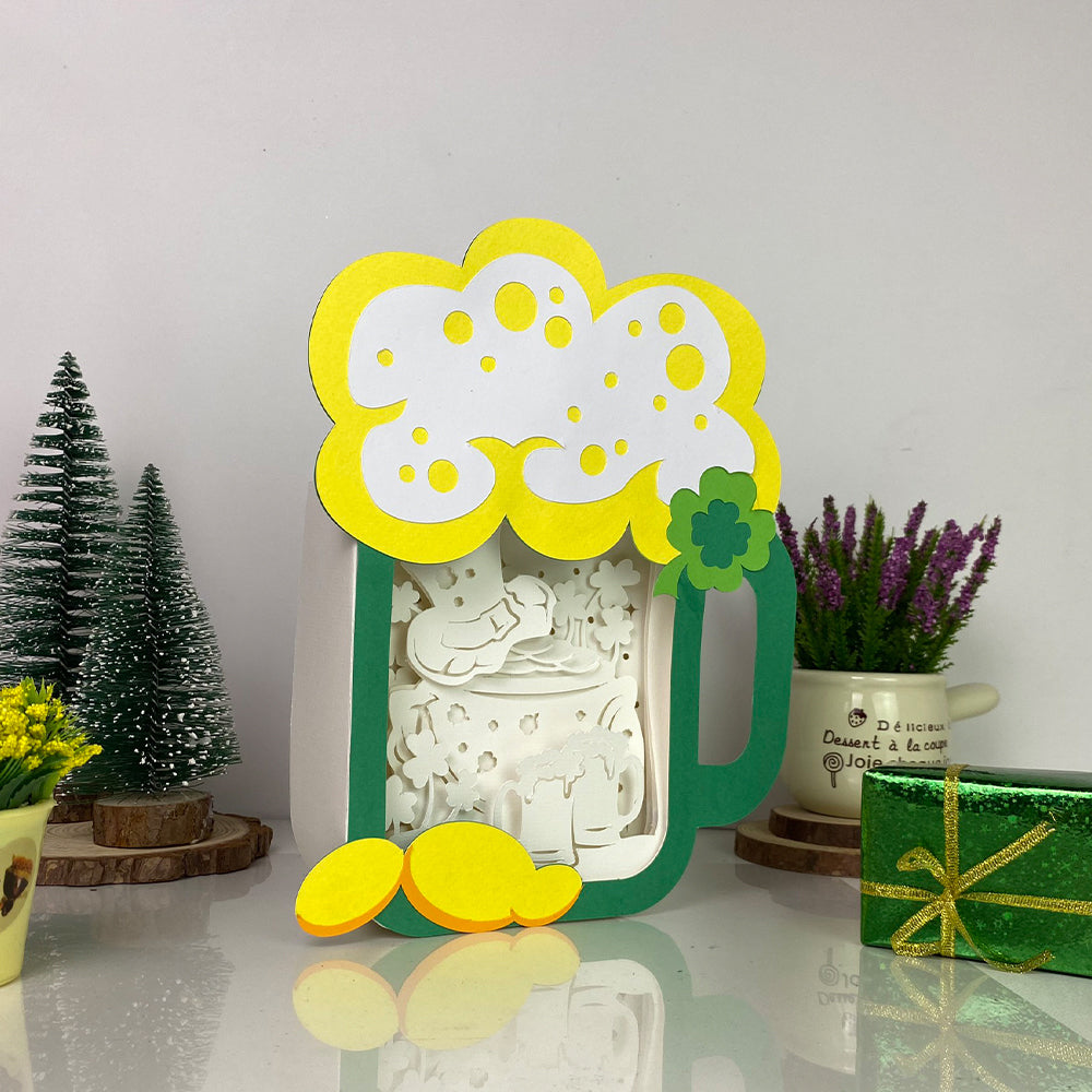 Lucky Beer – 3D Box SVG File for Cricut & Silhouette