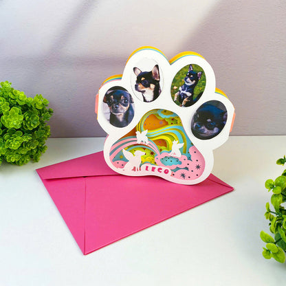 Memorial Pet Dog – 3D Pop-Up Card SVG File for Cricut & Silhouette