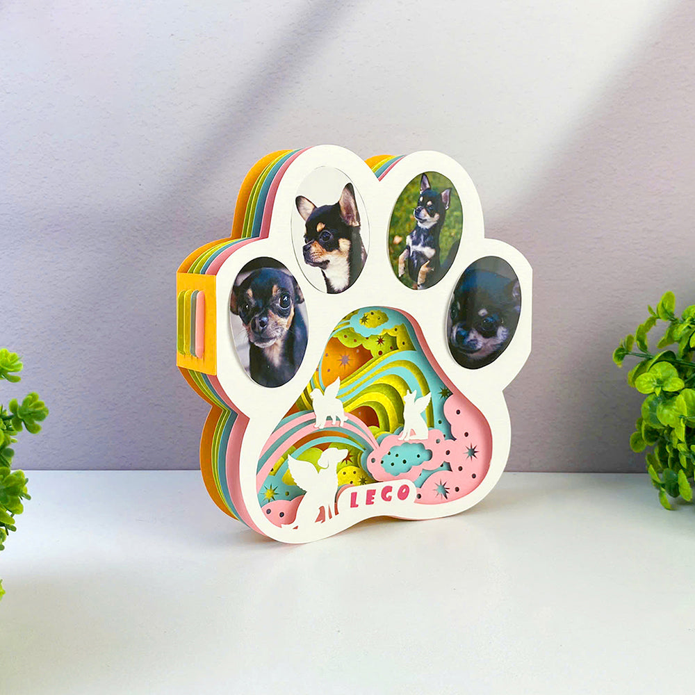 Memorial Pet Dog – 3D Pop-Up Card SVG File for Cricut & Silhouette