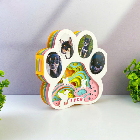 Memorial Pet Dog – 3D Paper Pop-up Card File - Cricut File - VEKTOR KRAFT
