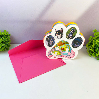Memorial Pet Dog – 3D Pop-Up Card SVG File for Cricut & Silhouette
