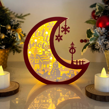 Christmas Snowman – 3D Box SVG File for Cricut & Silhouette