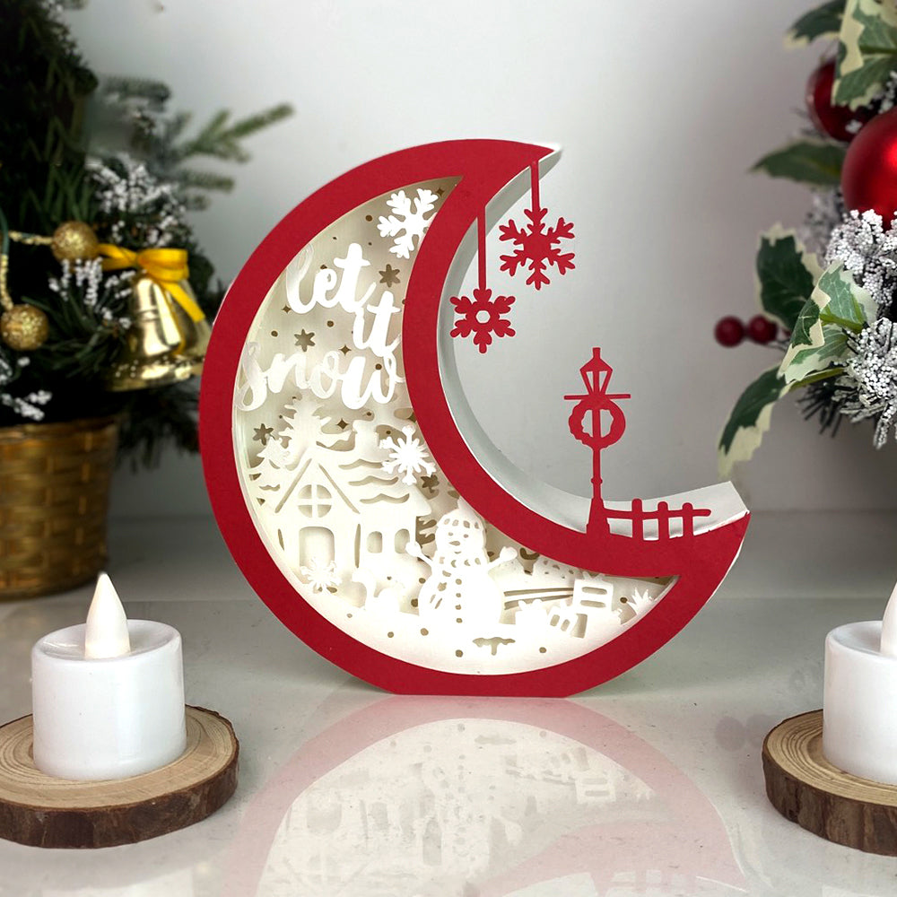 Christmas Snowman – 3D Box SVG File for Cricut & Silhouette