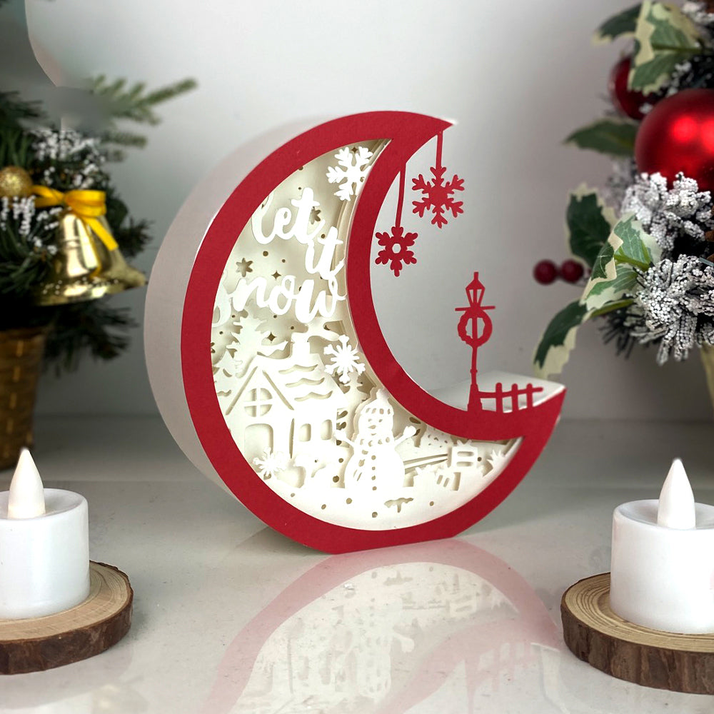 Christmas Snowman – 3D Box SVG File for Cricut & Silhouette