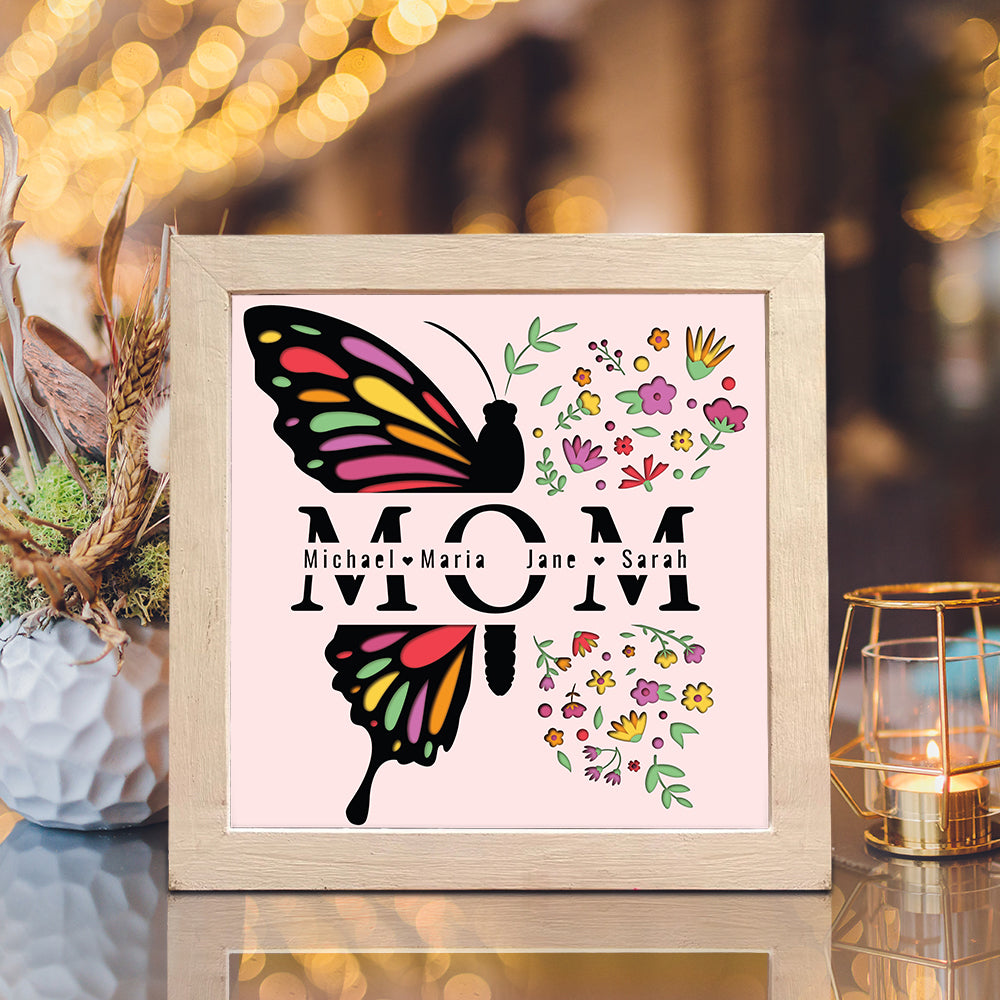 Mother's Day 10 – 3D Shadow Box SVG File for Cricut & Silhouette