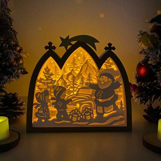 Christmas 1 – 3D Box SVG File for Cricut & Silhouette