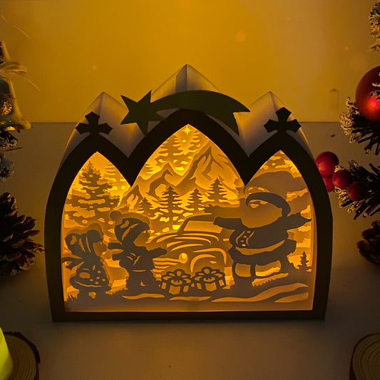 Christmas 1 – 3D Box SVG File for Cricut & Silhouette