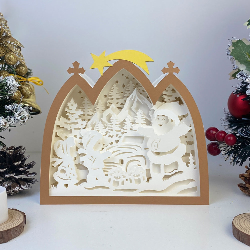 Christmas 1 – 3D Box SVG File for Cricut & Silhouette