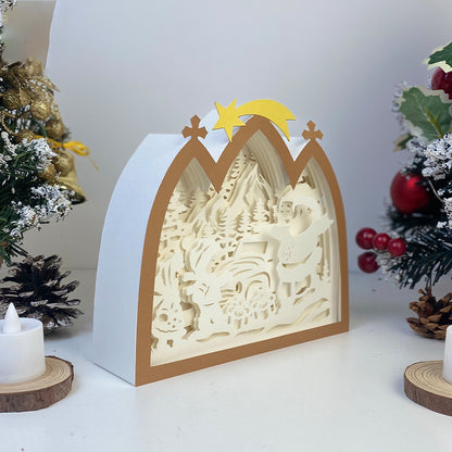 Christmas 1 – 3D Box SVG File for Cricut & Silhouette