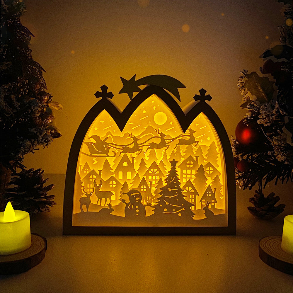 Christmas 2 – 3D Box SVG File for Cricut & Silhouette