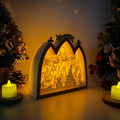 Christmas 2 – 3D Box SVG File for Cricut & Silhouette