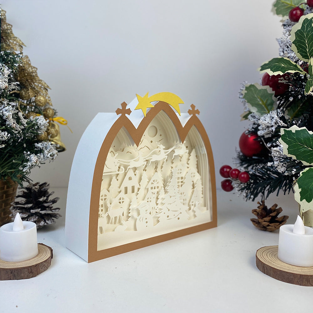 Christmas 2 – 3D Box SVG File for Cricut & Silhouette