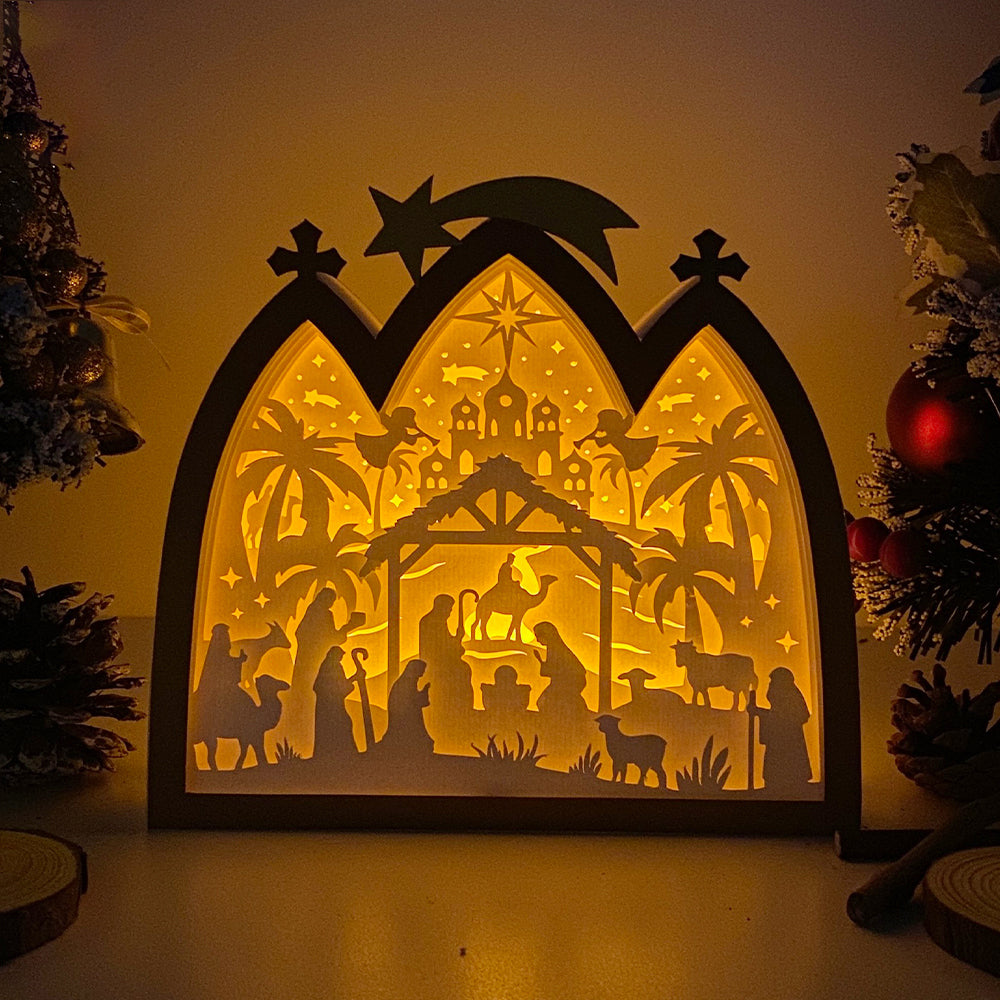 Nativity 1 – 3D Box SVG File for Cricut & Silhouette