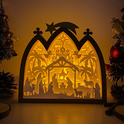 Nativity 1 – 3D Box SVG File for Cricut & Silhouette