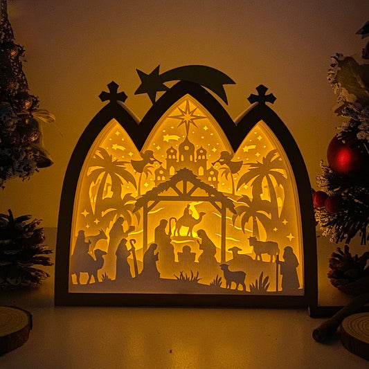 Nativity 1 – 3D Box SVG File for Cricut & Silhouette