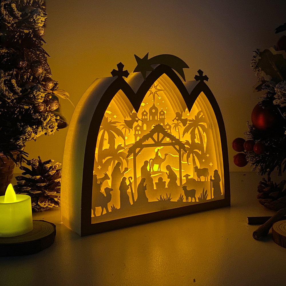 Nativity 1 – 3D Box SVG File for Cricut & Silhouette