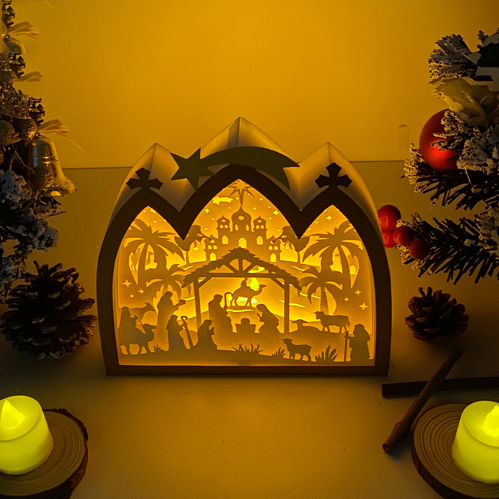 Nativity 1 – 3D Box SVG File for Cricut & Silhouette