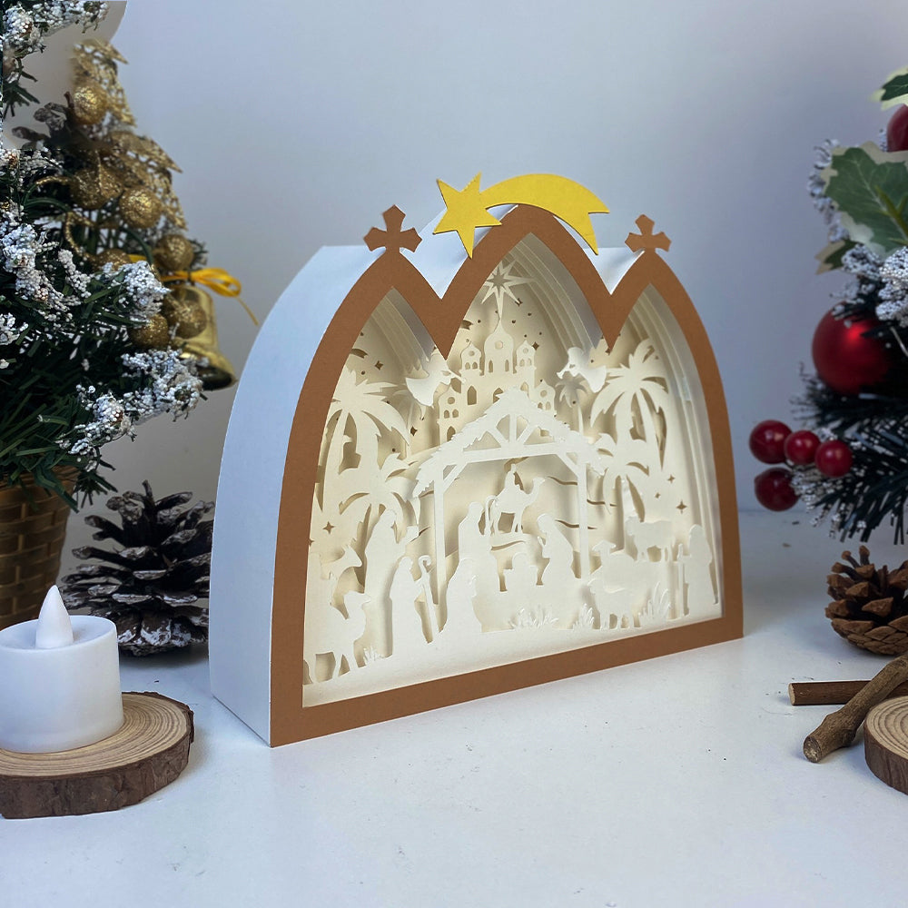 Nativity 1 – 3D Box SVG File for Cricut & Silhouette