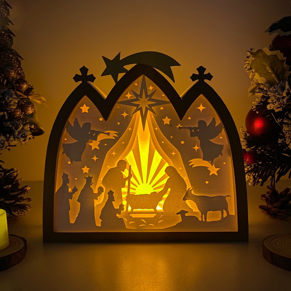 Nativity 2 – 3D Box SVG File for Cricut & Silhouette