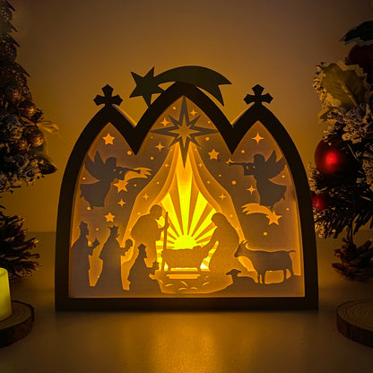 Nativity 2 – 3D Box SVG File for Cricut & Silhouette