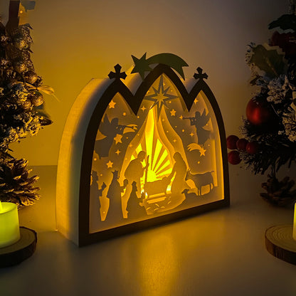 Nativity 2 – 3D Box SVG File for Cricut & Silhouette