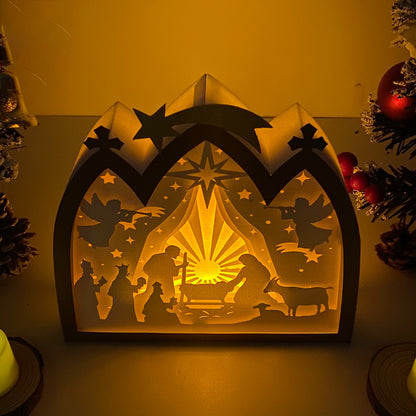Nativity 2 – 3D Box SVG File for Cricut & Silhouette