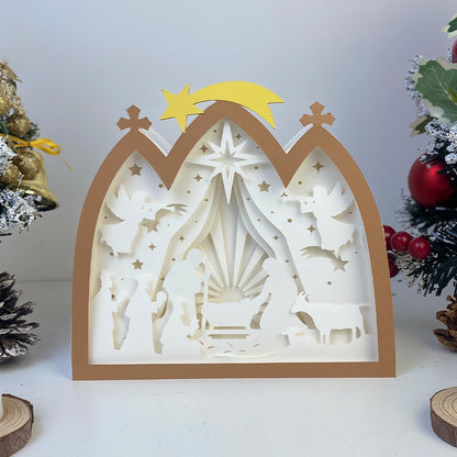 Nativity 2 – 3D Box SVG File for Cricut & Silhouette