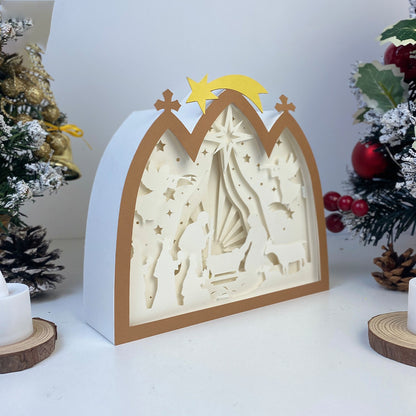 Nativity 2 – 3D Box SVG File for Cricut & Silhouette