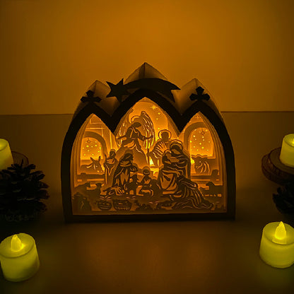 Nativity 3 – 3D Box SVG File for Cricut & Silhouette