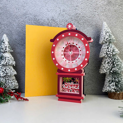 New Year – 3D Pop-Up Card SVG File for Cricut & Silhouette