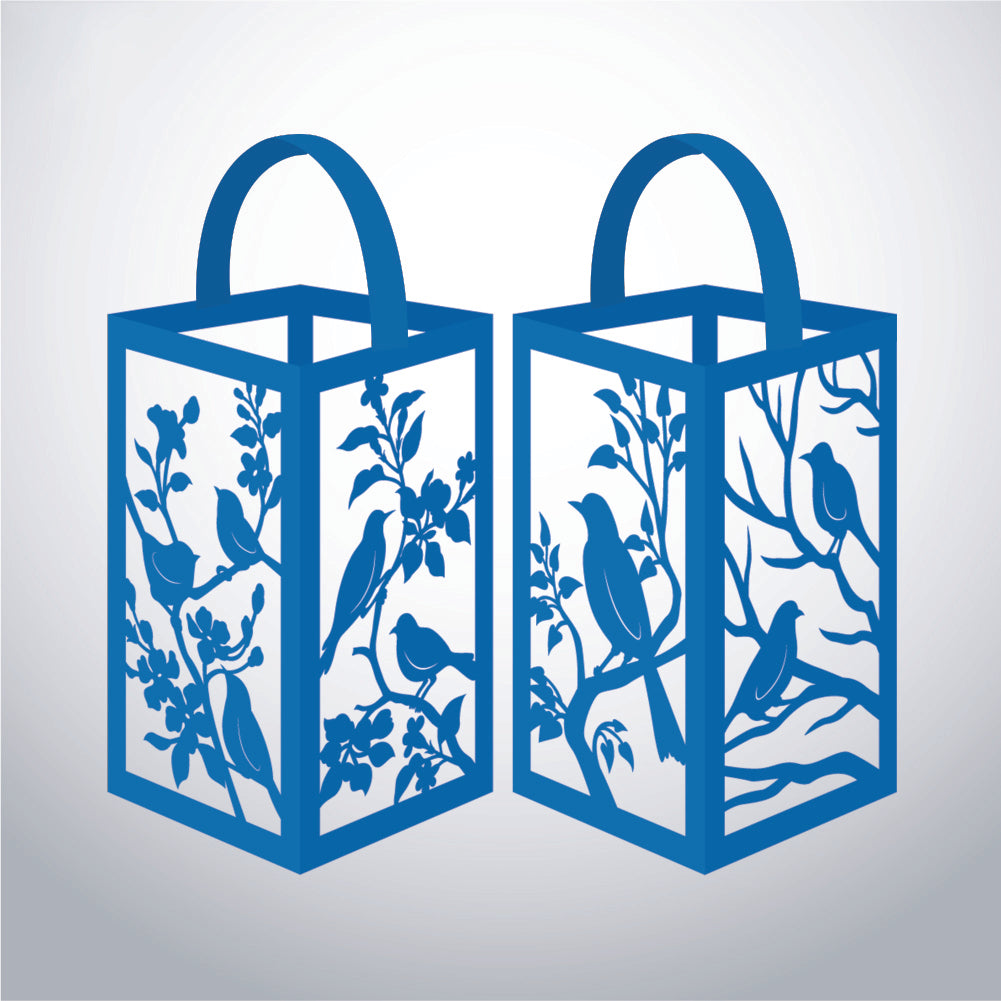 Bird - 3D Paper Lantern File 1  - Cricut File  - VEKTOR KRAFT