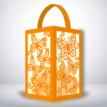 Butterfly - 3D Paper Lantern File 1  - Cricut File  - VEKTOR KRAFT