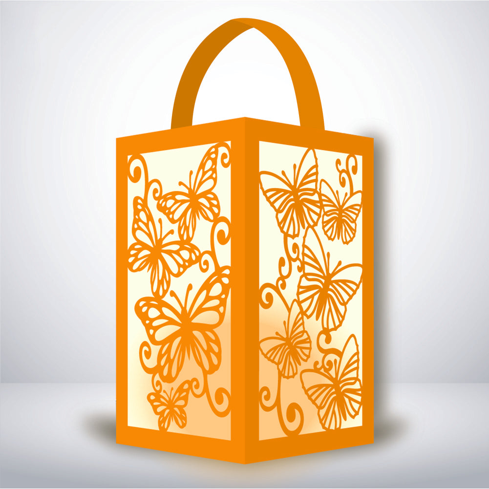 Butterfly - 3D Paper Lantern File 1  - Cricut File  - VEKTOR KRAFT