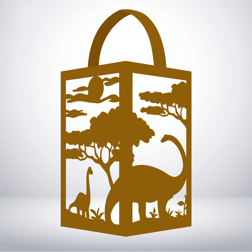 Dinosaurs - 3D Paper Lantern File 1  - Cricut File  - VEKTOR KRAFT