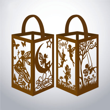 Fairy - 3D Paper Lantern File 1  - Cricut File  - VEKTOR KRAFT