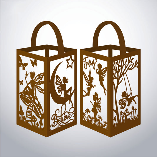 Fairy - 3D Paper Lantern File 1  - Cricut File  - VEKTOR KRAFT