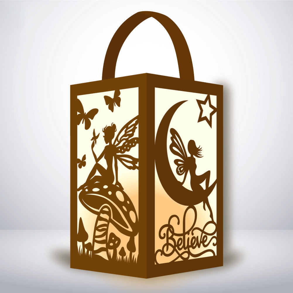 Fairy - 3D Paper Lantern File 1  - Cricut File  - VEKTOR KRAFT
