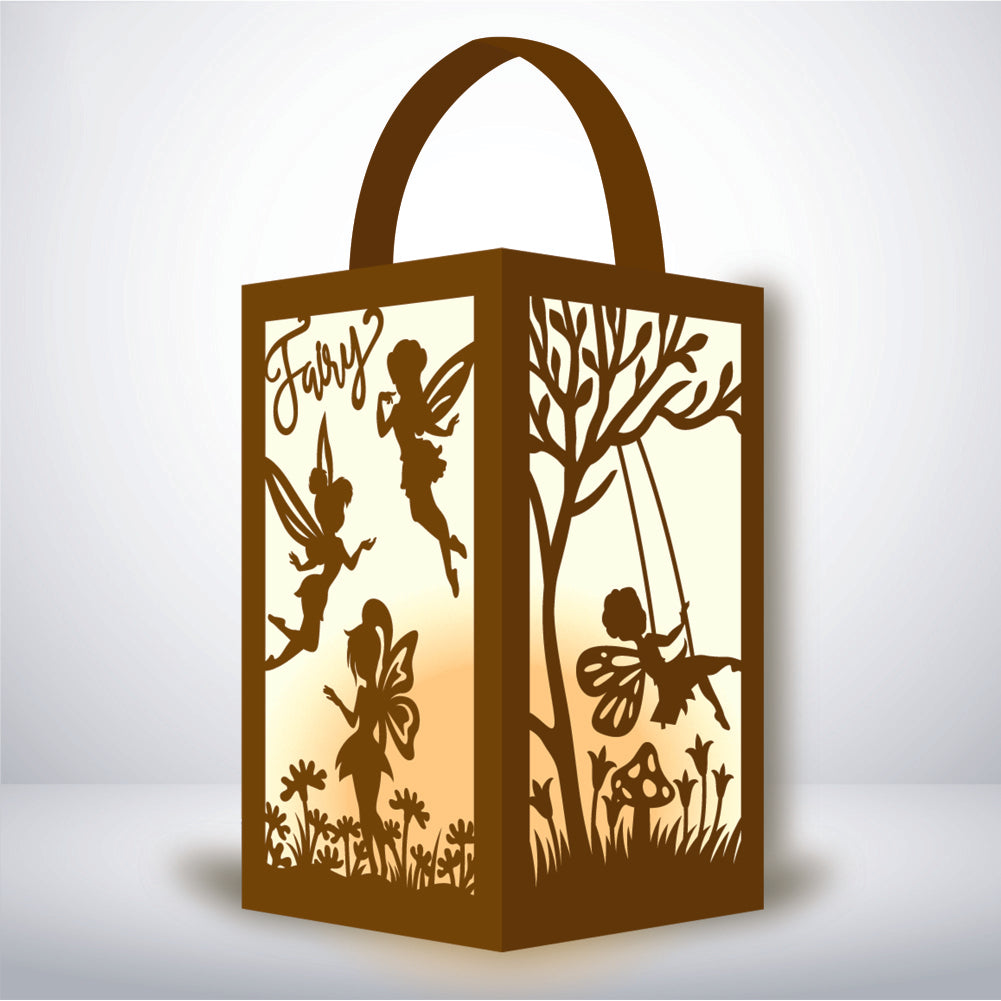 Fairy - 3D Paper Lantern File 1  - Cricut File  - VEKTOR KRAFT