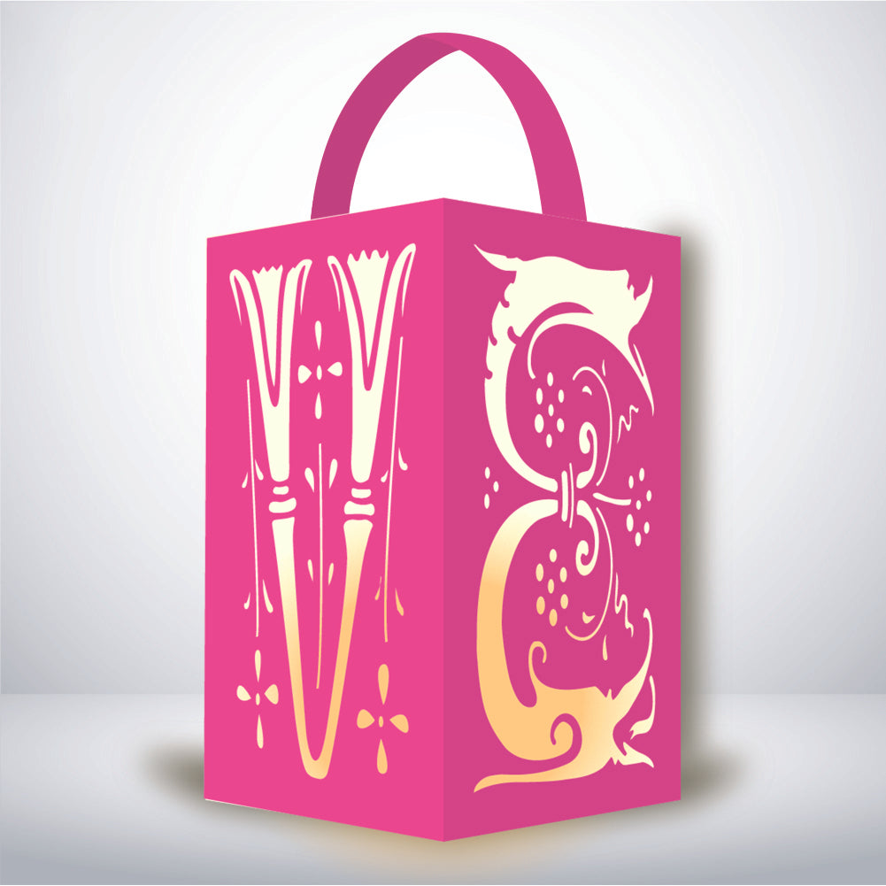Love 2 - 3D Paper Lantern File 1  - Cricut File  - VEKTOR KRAFT