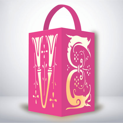 Love 2 - 3D Paper Lantern File 1  - Cricut File  - VEKTOR KRAFT