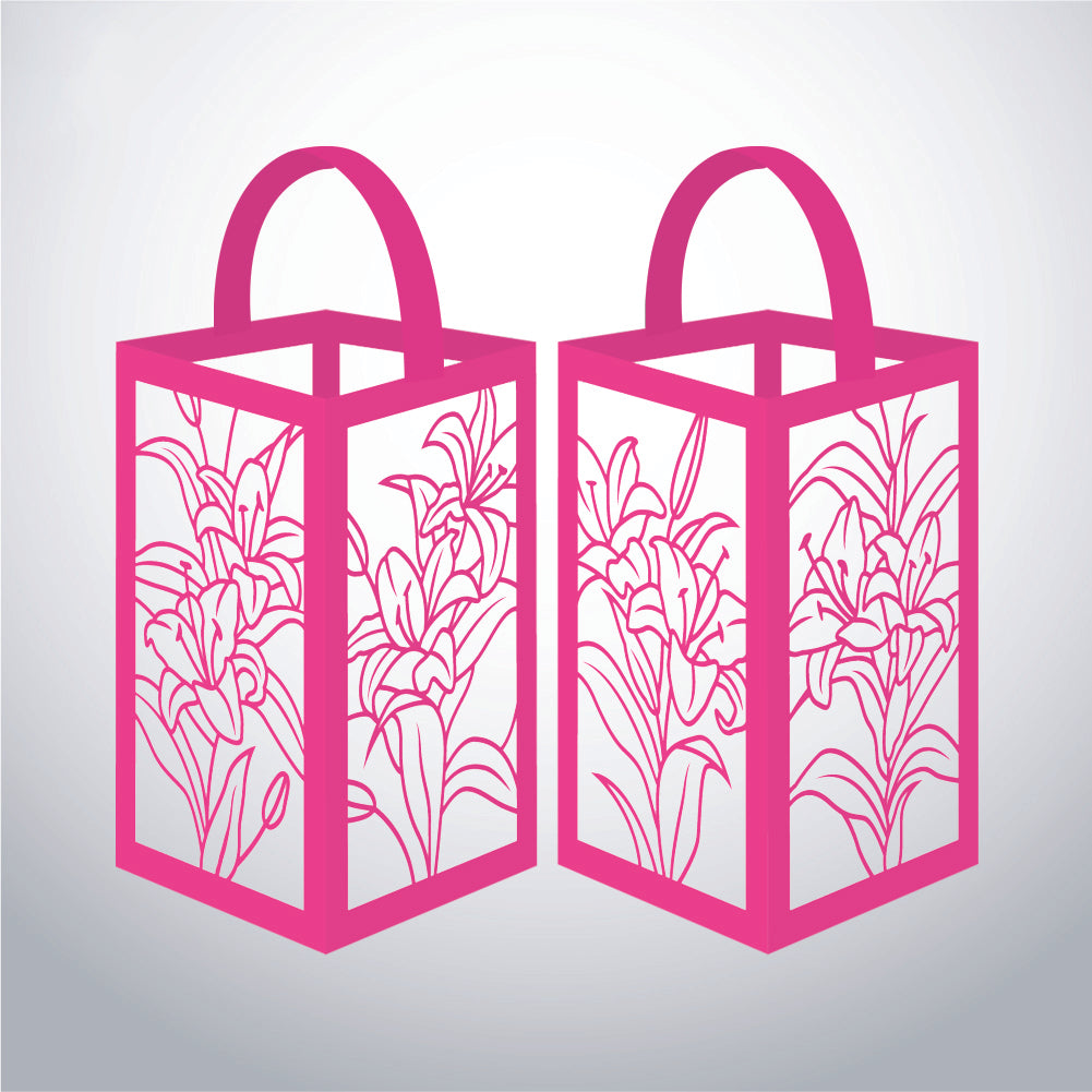 Lily - 3D Paper Lantern File 1  - Cricut File  - VEKTOR KRAFT