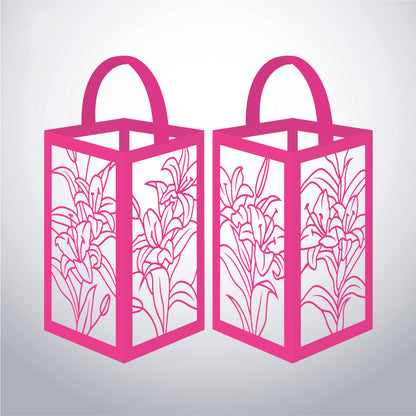 Lily - 3D Paper Lantern File 1  - Cricut File  - VEKTOR KRAFT