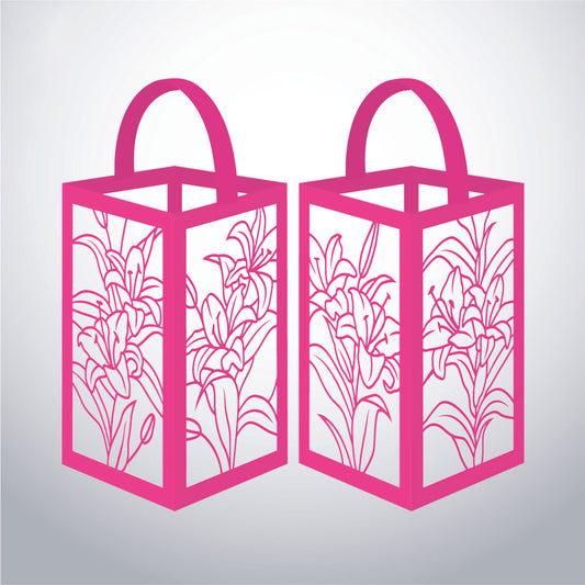 Lily - 3D Paper Lantern File 1  - Cricut File  - VEKTOR KRAFT