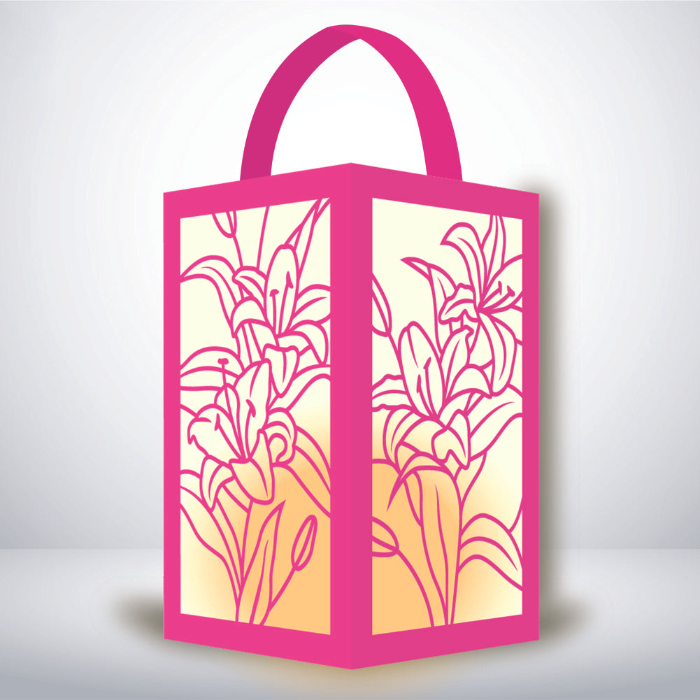 Lily - 3D Paper Lantern File 1  - Cricut File  - VEKTOR KRAFT