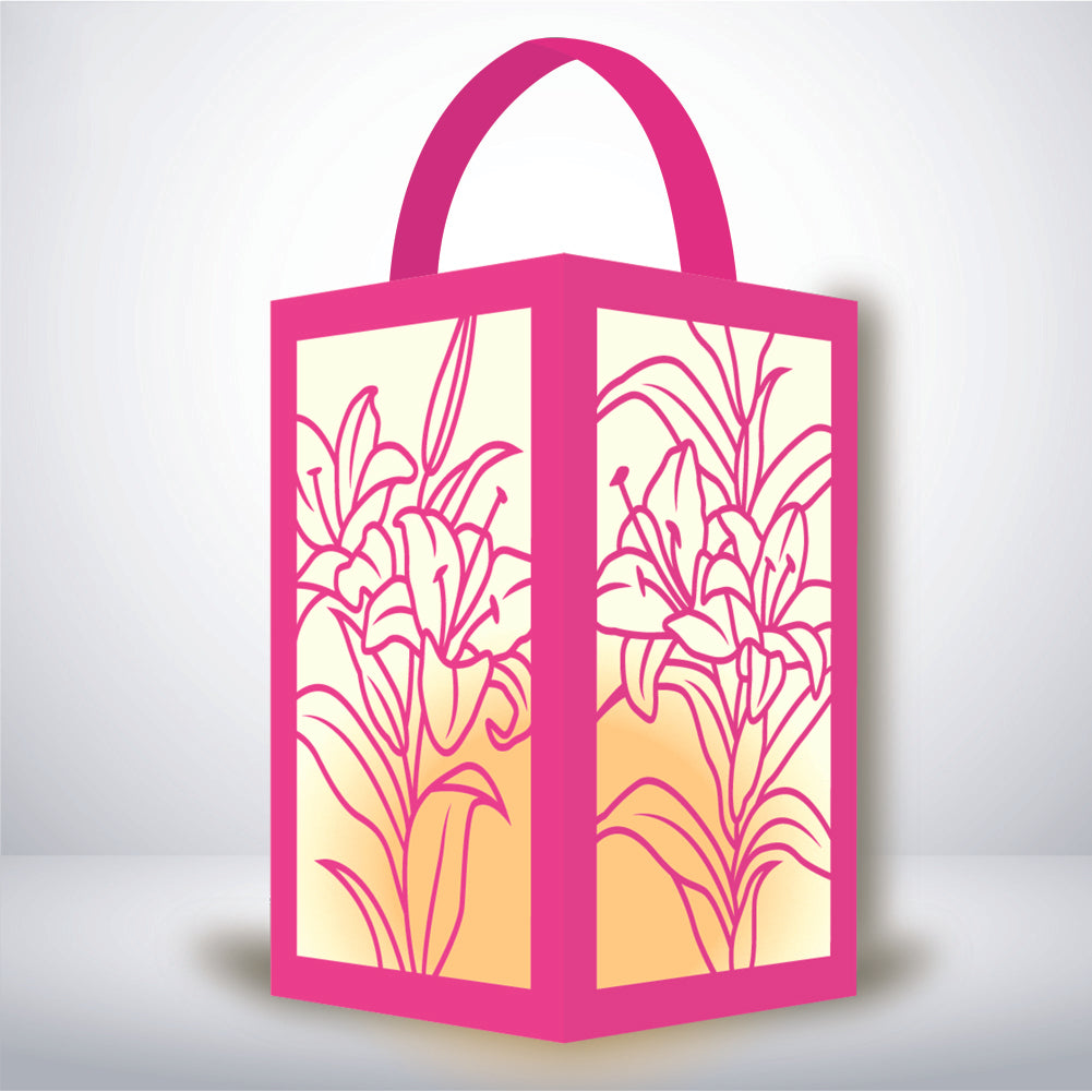 Lily - 3D Paper Lantern File 1  - Cricut File  - VEKTOR KRAFT