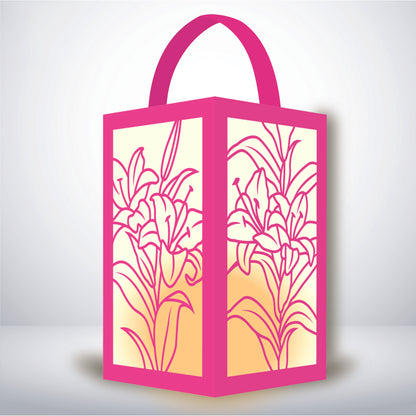 Lily - 3D Paper Lantern File 1  - Cricut File  - VEKTOR KRAFT